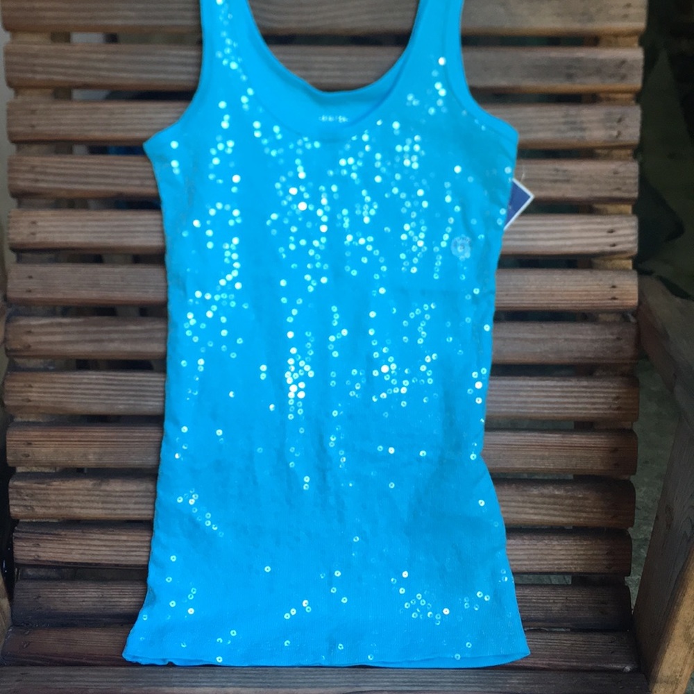 🐬sequin tank aero.🐬